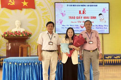 Ủy ban nhân dân hường Tam Quan Nam tổ chức lễ ra mắt mô hình “Hành chính phục vụ người dân” trên địa bàn phường